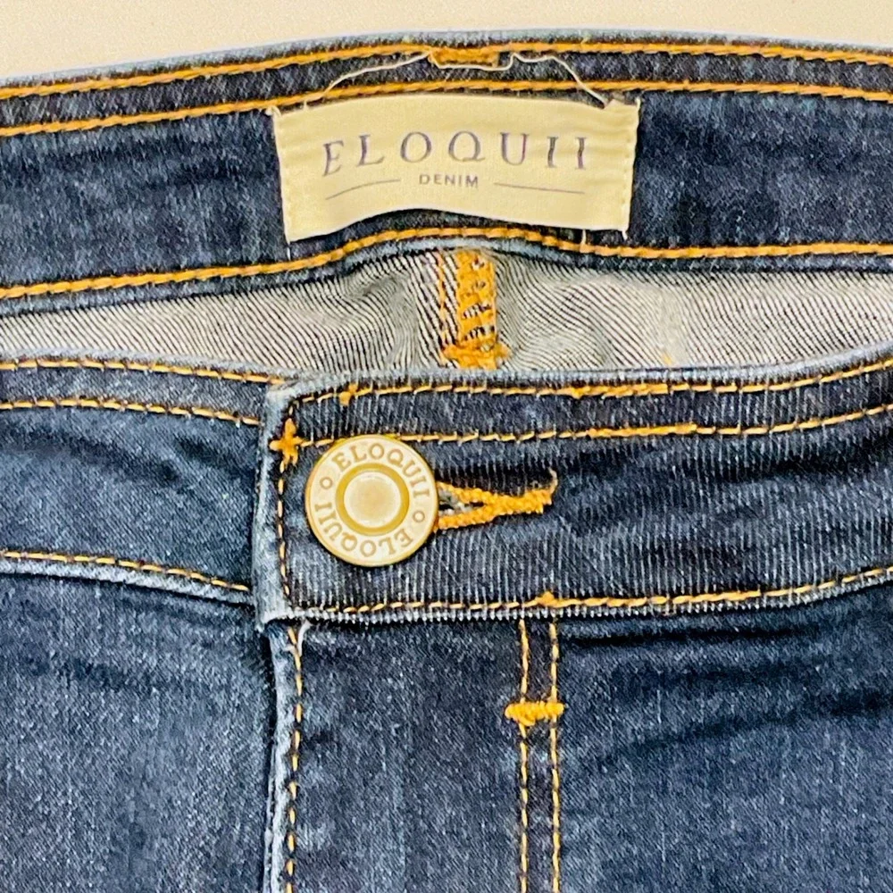 ELOQUII‎ women's denim jeans 16 s distressed 1106137019 regular fit stretchable